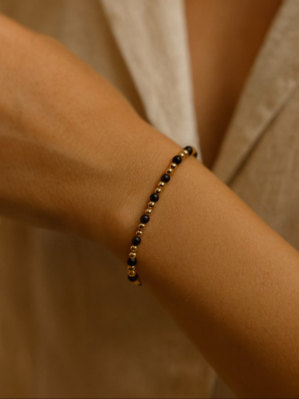 Black & Gold Bracelet