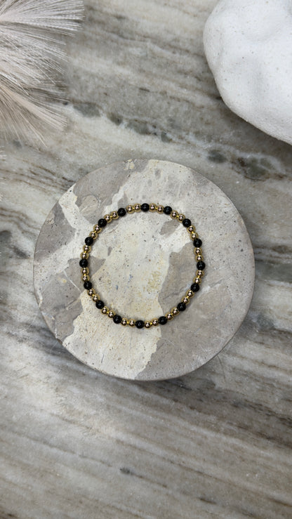 Black & Gold Bracelet