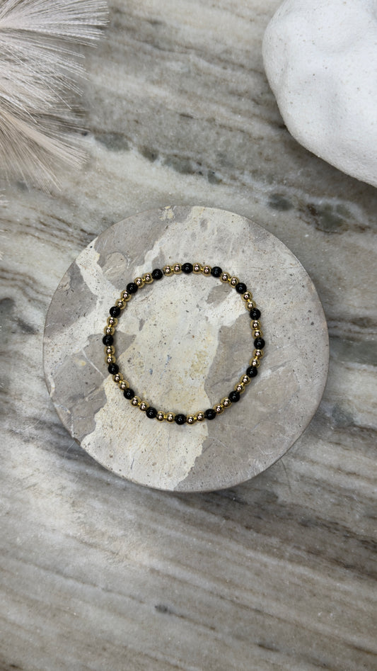 Black & Gold Bracelet