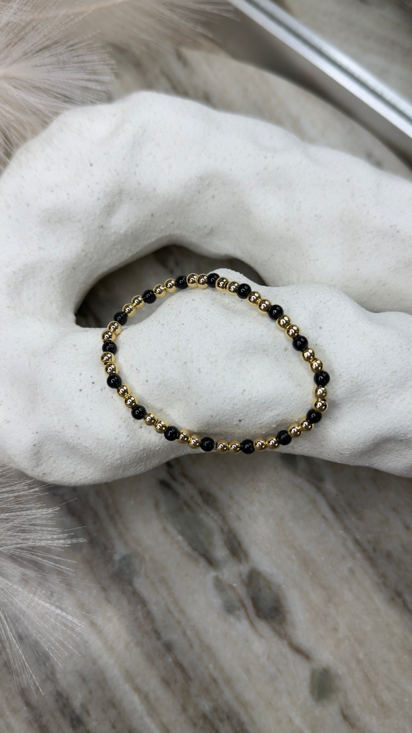 Black & Gold Bracelet