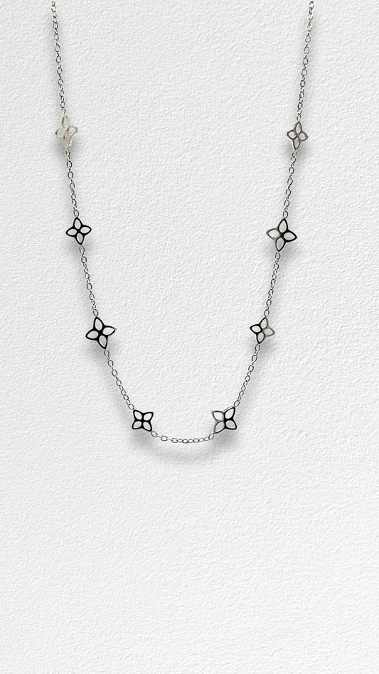 Deluxe Blossom Chain Silver